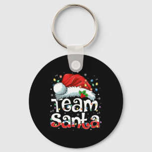 Chaveiro Time da Família Papai Noel Natal Camisa de dormir