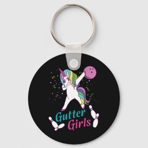 Chaveiro Time da Liga de Boliche Unicórnio das Gutter Girls