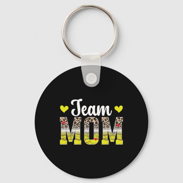 Chaveiro Time da Mamãe Leopard Softll Time da Mamãe Softll  (Frente)