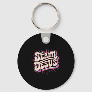 Chaveiro Time de Bebê Jesus Família Combinando Fé Cristã