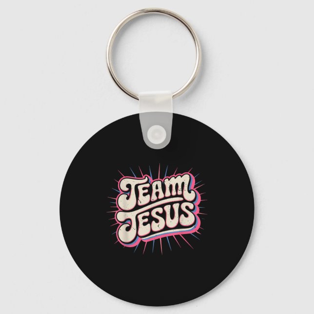 Chaveiro Time de Bebê Jesus Família Combinando Fé Cristã (Frente)