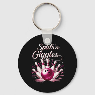 Chaveiro Time de boliche Funny Splits n Giggles Jogadora de