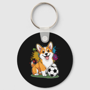 Chaveiro Time de Futebol de Corgi Byll Esportes Animal