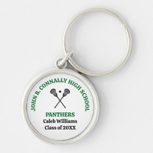 Chaveiro Time de Lacrosse da Escola de Ensino Médio Verde P