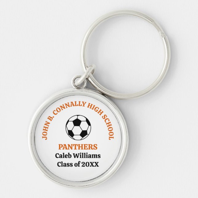 Chaveiro Time Personalizado da Equipe de Futebol da Orange  (Frente)