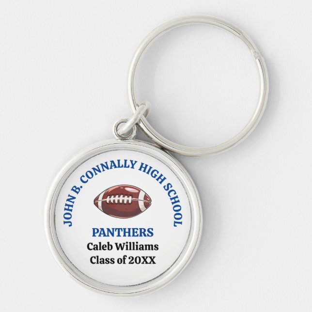 Chaveiro Time Personalizado da Equipe de Futebol do Ensino  (Frente)