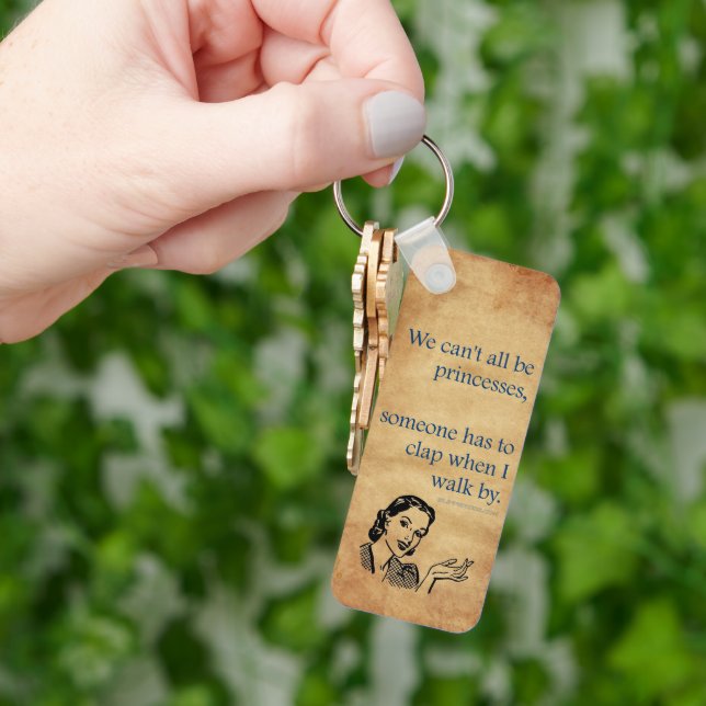 Chaveiro Tinta de 50 engraçada da Princesa SlipperyJoe (Mão)