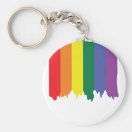 Chaveiro Tinta LGBT Orgulho gay Rainbow Running