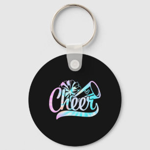 Chaveiro Tinta Tie Dye Cheerleading Para Esquadrão de Cheer