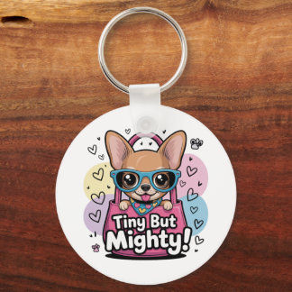 Chaveiro Tiny but Mighty Chihuahua Keychains & Lanyards