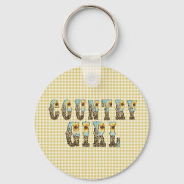 Chaveiro Tipografia de Country Girls