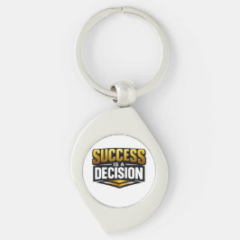 Chaveiro Tipografia Success Gold em Preto