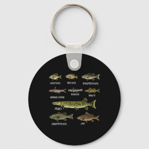 Chaveiro Tipos De Espécies De Peixes De Água Doce Pesca