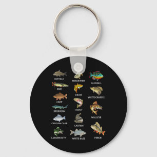 Chaveiro Tipos De Espécies De Peixes De Água Doce Pesca Pes