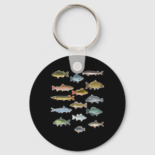 Chaveiro Tipos de pesca de peixes de água doce
