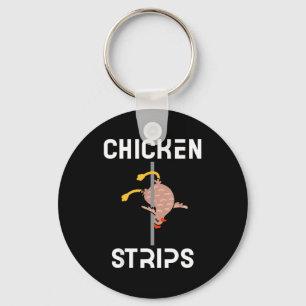 Chaveiro Tiras de frango dança engraçada frango bbq churras