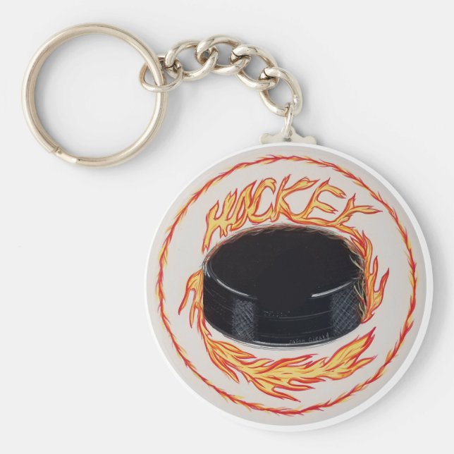 Chaveiro Tiro de Hockey Pro Slap (Frente)