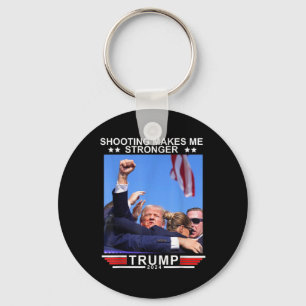 Chaveiro Tiro Me Torna Mais Forte Donald Trump 2024