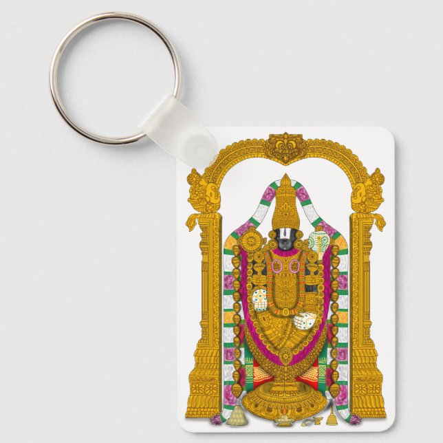Chaveiro Tirupati Balaji Keychain for Daily Use (Frente)