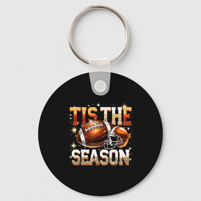 Chaveiro Tis The Season Football Lovers Helmet Srts Fan Gif (Frente)