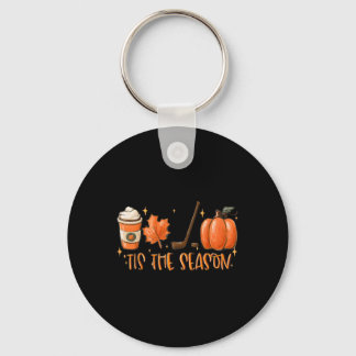Chaveiro Tis The Season Hockey Latte Leaves Hello Pumpkin H