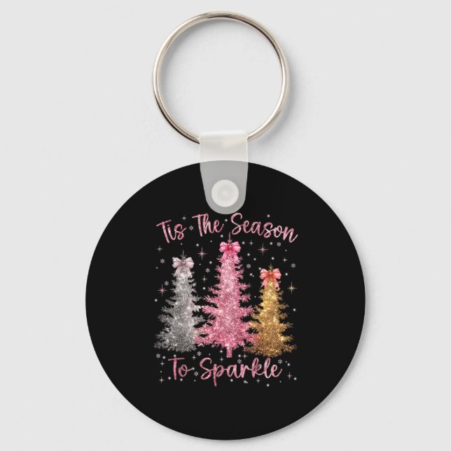 Chaveiro Tis The Season Sparkle Christmas Tree Xmas Women G (Frente)