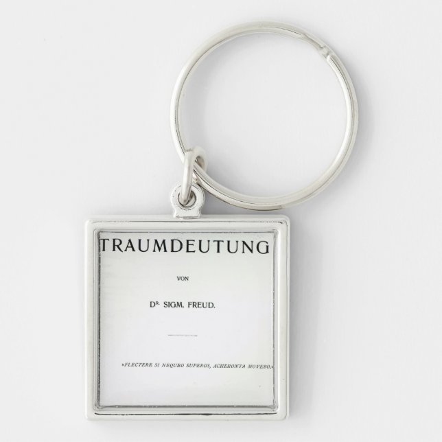 Chaveiro Titlepage a morrer Traumdeutung por Sigmund Freud (Frente)