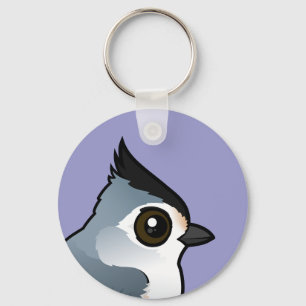 Chaveiro Titmouse Preto-com crista