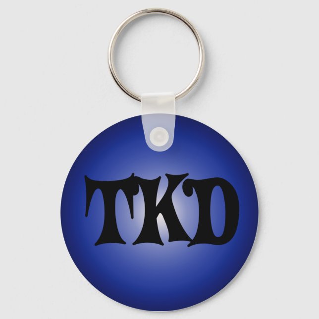 Chaveiro TKD Azul (Frente)