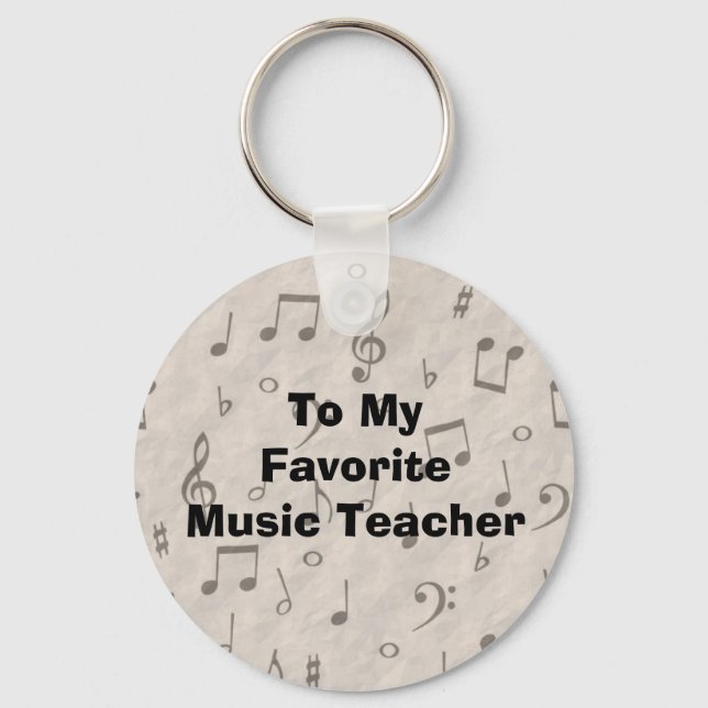 Chaveiro To My Favorite Music Teacher (Frente)