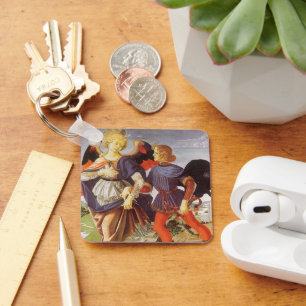 Chaveiro Tobias e o Anjo por Andrea del Verrocchio