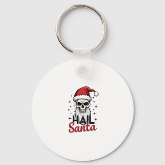Chaveiro Tocado Hail Papai Noel Caveira Esqueleto Anticrist