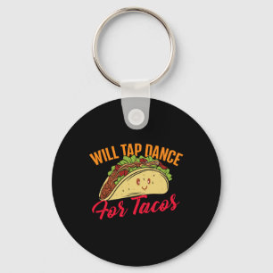 Chaveiro Tocar Dança Para Tacos - Tap De Dança Engraçado D