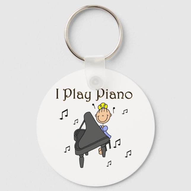 Chaveiro Toco T-shirts e presentes de Piano (Frente)