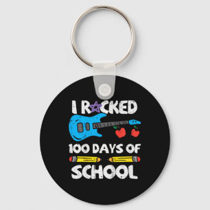 Chaveiro Tocou 100 Dias De Escola Violão 100º Dia Mais Inte