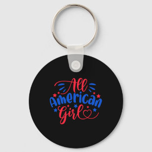 Chaveiro Toda Garota Americana Dia da Independência 4 de Ju