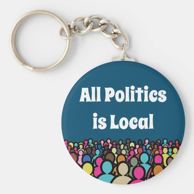 Chaveiro Toda Política é Local 2024 (Frente)