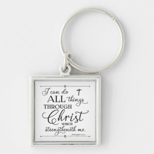 Chaveiro Todas as coisas por meio de Cristo - Filipenses 4: