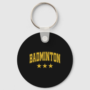 Chaveiro Todas as Estrelas Amarelas de Badminton Clic Retro