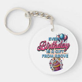 Chaveiro Todo aniversário é um presente de cima - James 1:1