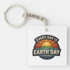 Chaveiro Todo Dia é o Dia da Terra 2026 | Desenho do Ecomed
