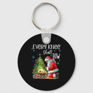 Chaveiro Todo Joelho Se Dobrará Funny Kneeling Santa Baby J