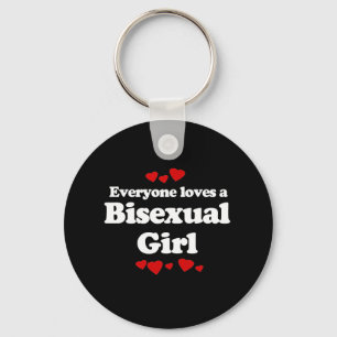 Chaveiro Todo mundo ama uma camiseta bissexual