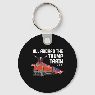 Chaveiro Todos a Bordo do Trem Trump América Patriota Trump