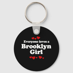 Chaveiro Todos adoram uma camiseta Brooklyn Girl