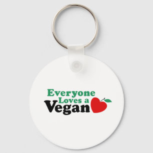 Chaveiro Todos ama um Vegan