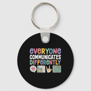 Chaveiro Todos Comunicam Diferentemente Educação Especial