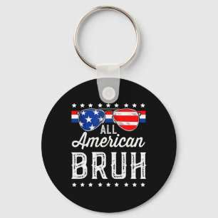 Chaveiro Todos Os Americanos Bruh 4 De Julho Meninos Patrió
