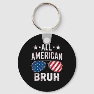 Chaveiro Todos Os Americanos Bruh 4 De Julho Meninos Patrió