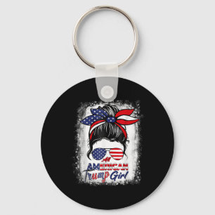 Chaveiro Todos Os Americanos Trump Girl 4 De Julho Mensagem